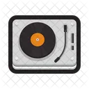 Record Player Turntable Disc Jock Icon