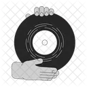 Record vinyl holding  Icône
