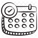 Recordatorio Calendario Planificador De Horarios Icono