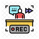 Rewind Recording News Icône