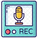 Recording Microphone Media Mic Icon