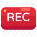 Recording Button Recording Label Recording Sign Icon