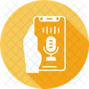 Recording Hand Holding Phone Record Icon