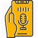 Recording Hand Holding Phone Record Icon