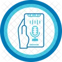 Recording Hand Holding Phone Record Icon
