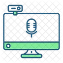 Monitor Mic Recording Icon
