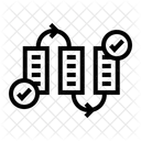 Ordered Records Flow Icon