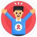 Recovered Patient Healthy Patient Cancer Recovery Icon