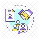 Human Resource Management Concepts Icon