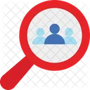 Candidate Find Employee Find User Icon