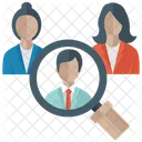 Searching Candidate Hiring Employe Human Resource Icon