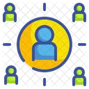 Recrutamento Empresario Usuario Ícone