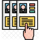 Recrutamento Trabalho Empregado Ícone