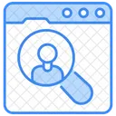 Recrutamento On Line Icon