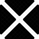 Rectangle Quarter Pattern Icon