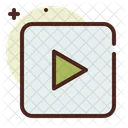 Rectangle Videoplay Video Icon