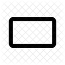 Rectangle Horizontal Geometry Shapes Icon