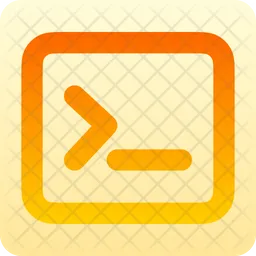 Rectangle Terminal  Icon