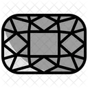 Rectangular Diamond  Icon