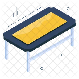 Rectangular Table  Icon