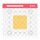 Rectangulo Sitio Web Pagina Web Icono