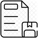 Reçu de livraison  Icône
