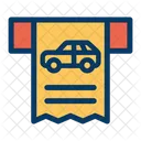 Cheque Parking Paiement Icône