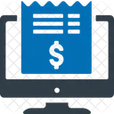 Recu En Ligne Gagner De Largent En Ligne Affaires En Ligne Icône