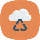 Recuperar Reciclar Nube Icono