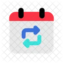 Recurring Repeat Date Icon