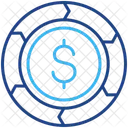 Recurring Money Dollar Icon