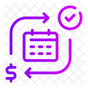 Recurring Payment Automatic Subscription Model Icon
