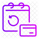 Recurring Payment Calendar Business And Finance Icon