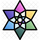 Star Recursive Star Sacred Geometry Icon