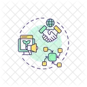 Clusters Agricolas Recursos Compartidos Compartir Icon