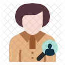 Recursos Humanos Trabalho Avatar Ícone