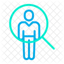 Humanos Recursos Pesquisa Ícone