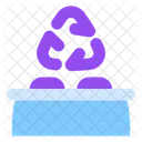 Recycelbar Batterie Akku Symbol