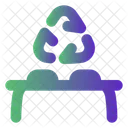 Recycelbar Batterie Akku Symbol