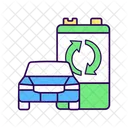 Recycelbare EV-Batterie  Icon