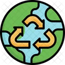 Recycling Tag Der Mutter Erde Rette Die Welt Symbol