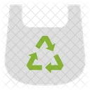 Recycling Plastiktute Recycling Tasche Umweltfreundliche Tasche Icon