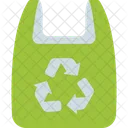 Recycelte Plastiktute Icon