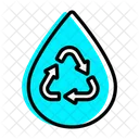 Recyceltes Wasser  Symbol