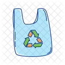 Recyclable Bag Recycle Eco Icon