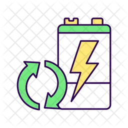 Recyclable battery  Icon