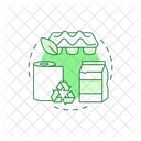 Bio Based Biodegradable Recycle Icon