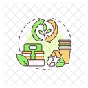Bio Based Biodegradable Recycle Icône