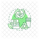 Bio Based Biodegradable Recycle Icône