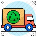 Camionnette De Recyclage Automobile Vehicule Utilitaire Icon